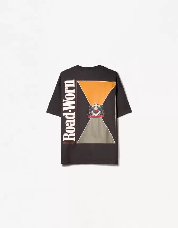 T-shirt a manica corta con stampa