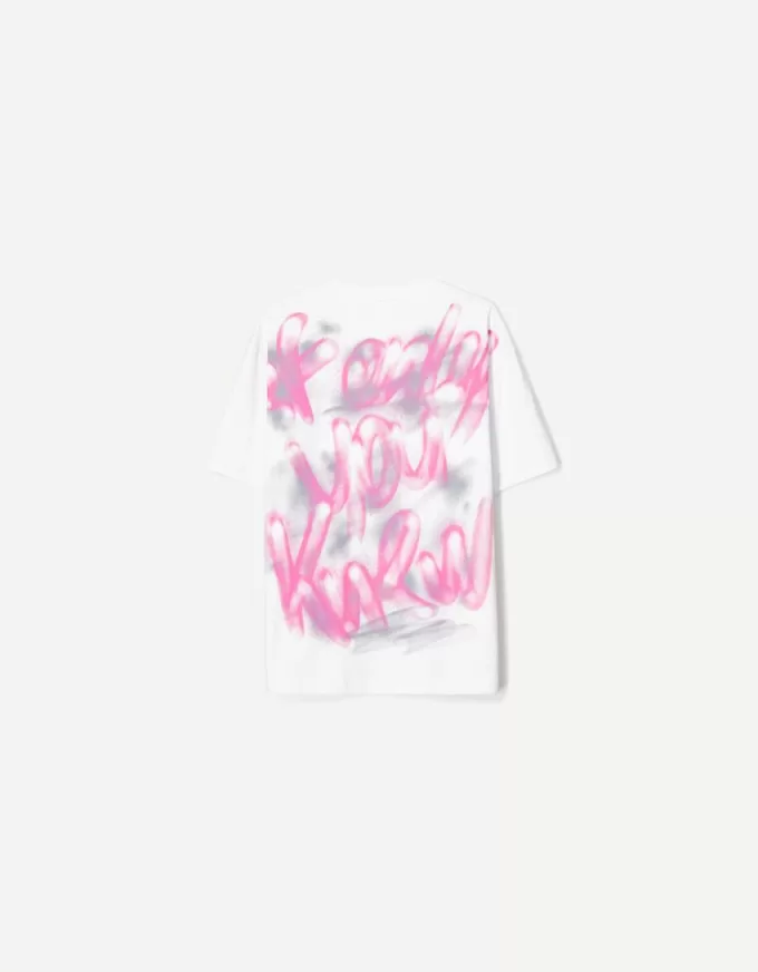 T-shirt a manica corta con stampa