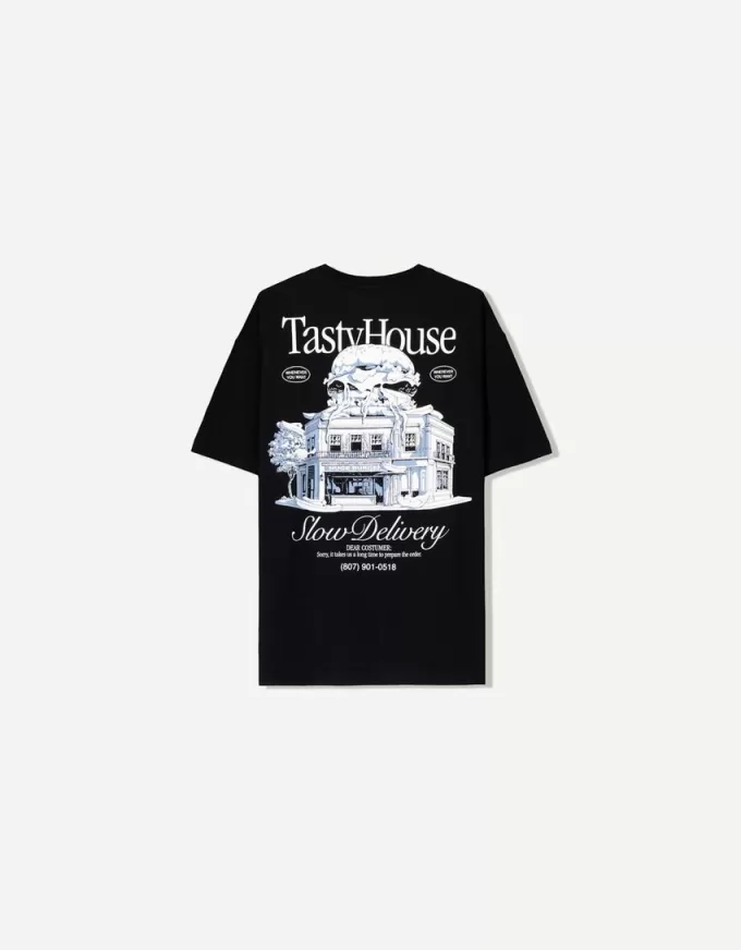 T-shirt a manica corta con stampa