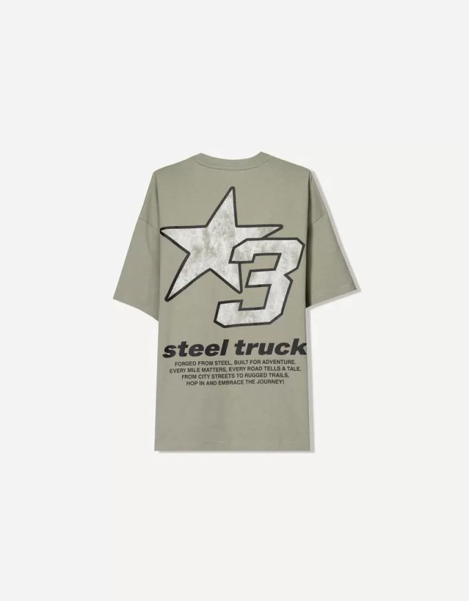 T-shirt a manica corta con stampa