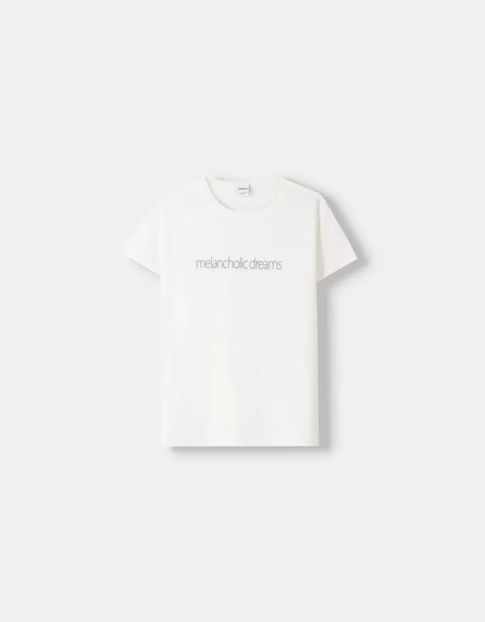 T-shirt a manica corta con stampa