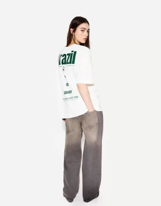 T-shirt a manica corta con stampa