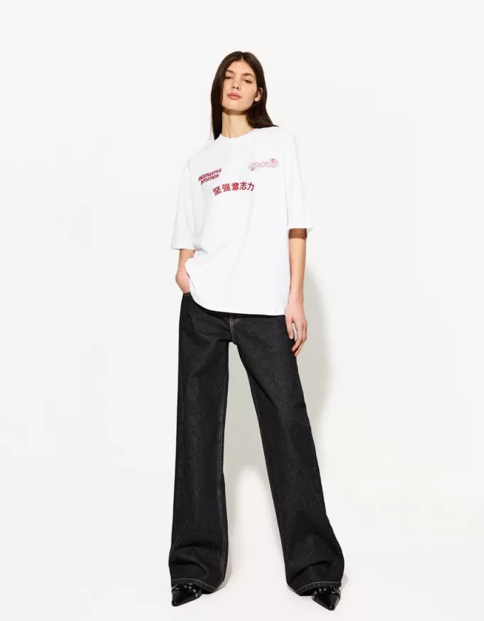 T-shirt a manica corta con stampa