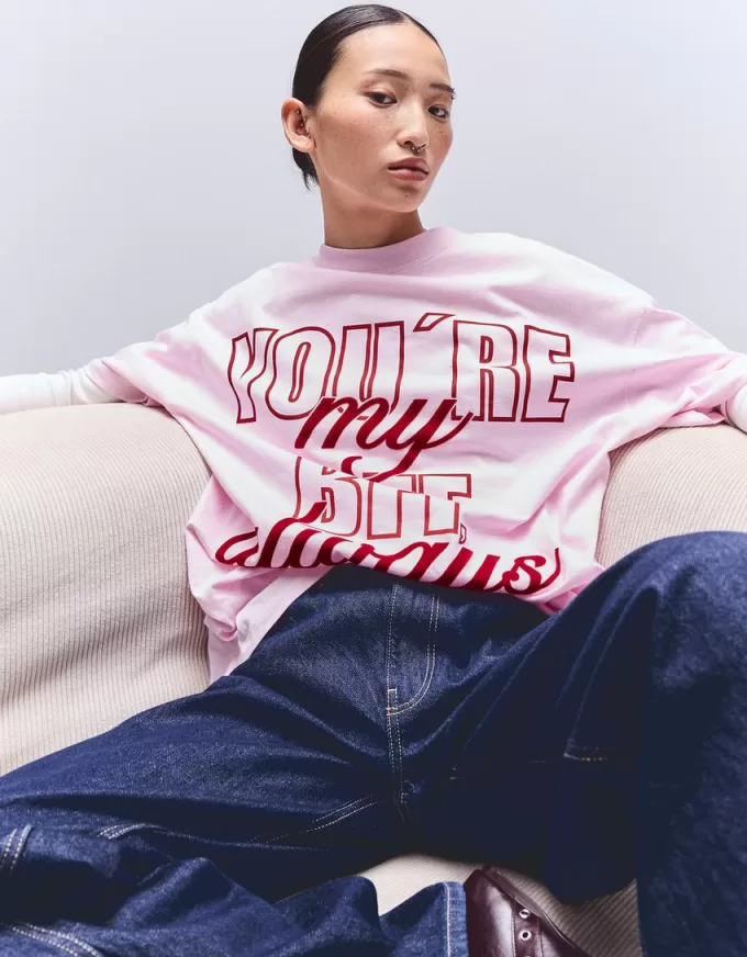 T-shirt a manica corta con stampa