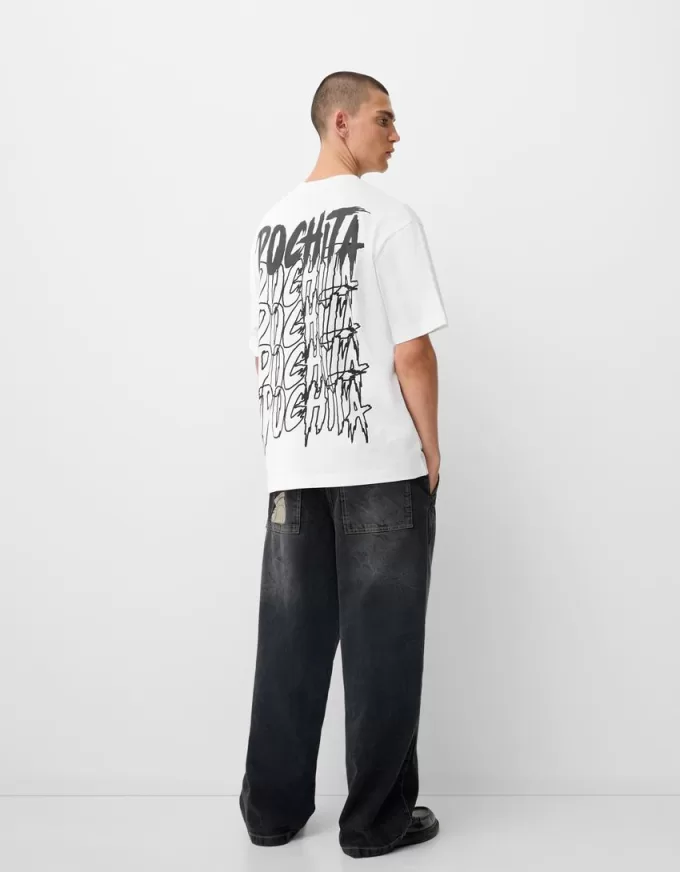 T-shirt a manica corta con stampa Chainsaw Man