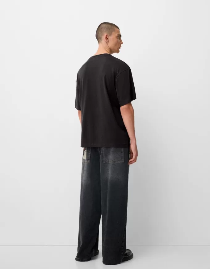 T-shirt a manica corta con stampa Chainsaw Man