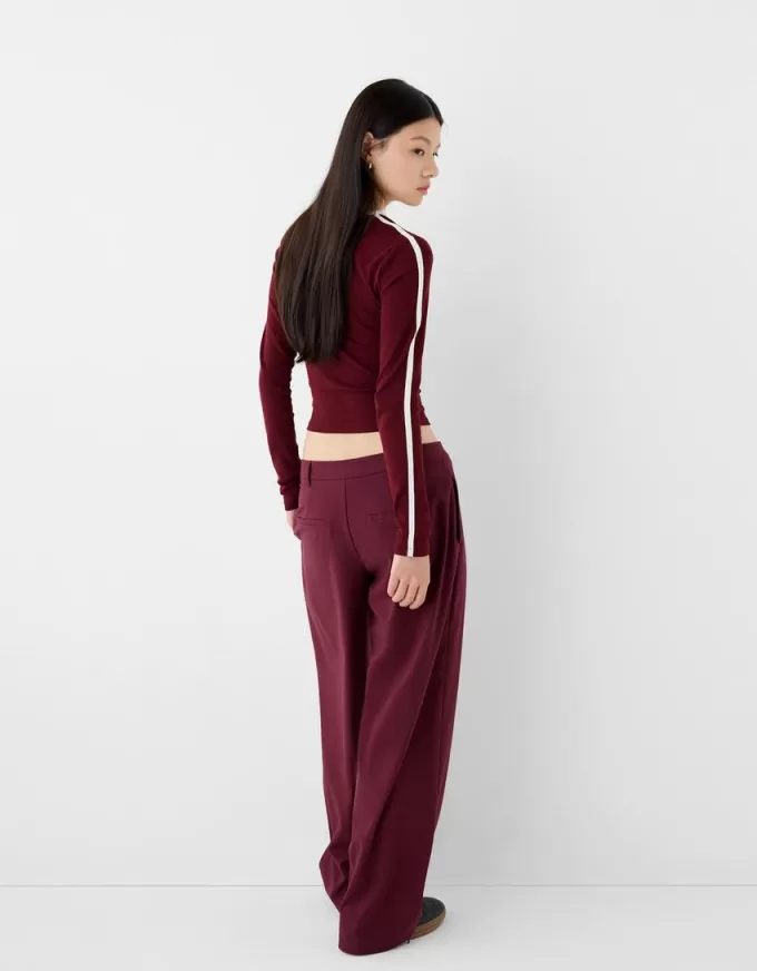 T-shirt a manica lunga con stampa