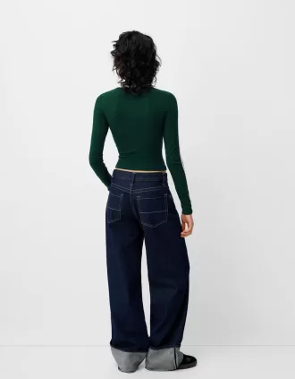 T-shirt a manica lunga con stampa