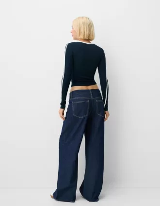 T-shirt a manica lunga con stampa