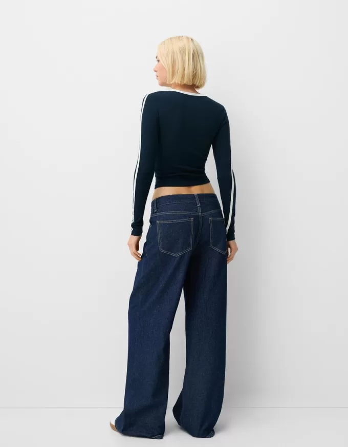 T-shirt a manica lunga con stampa