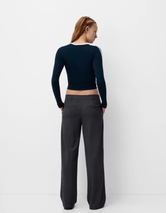 T-shirt a manica lunga con stampa