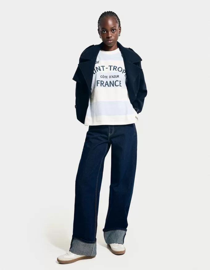 T-shirt a manica lunga con stampa