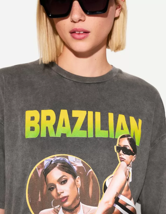 T-shirt a maniche corte Anitta Brasilian Energy