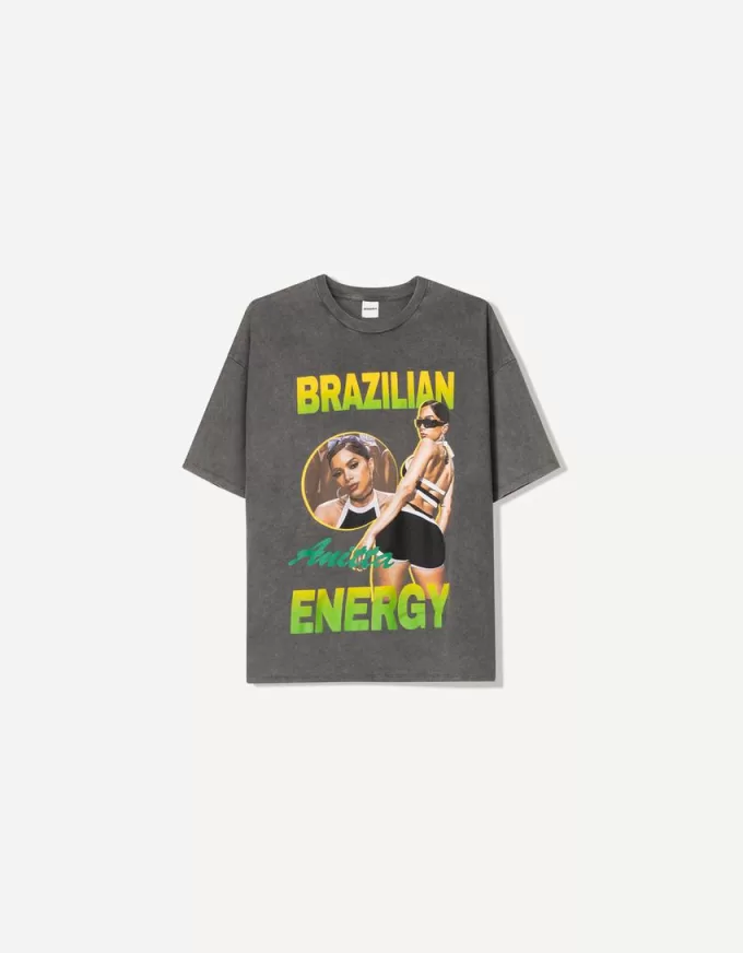 T-shirt a maniche corte Anitta Brasilian Energy