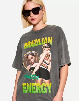 T-shirt a maniche corte Anitta Brasilian Energy