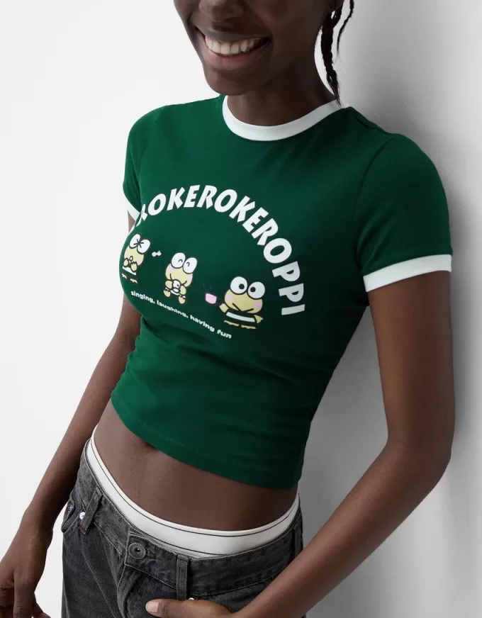 T-shirt a maniche corte Kerokeroderoppi