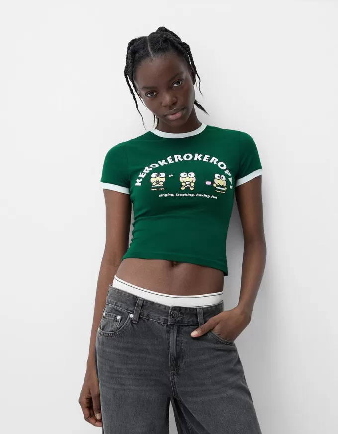 T-shirt a maniche corte Kerokeroderoppi