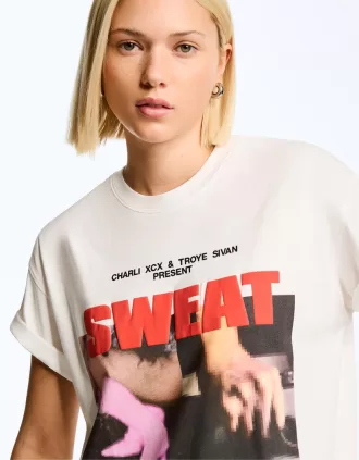 T-shirt a maniche corte Sweat Charli xcx e Troye Sivan