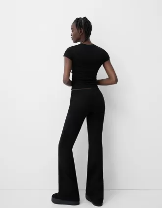 T-shirt a maniche corte con scollo rotondo