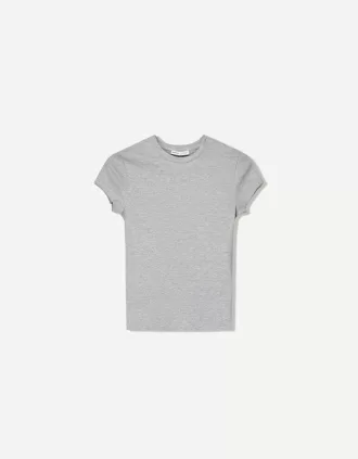 T-shirt a maniche corte con scollo rotondo