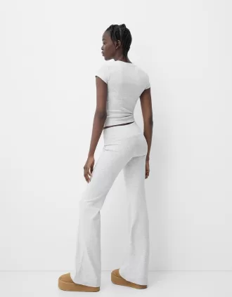 T-shirt a maniche corte con scollo rotondo