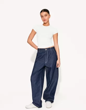 T-shirt a maniche corte con scollo rotondo