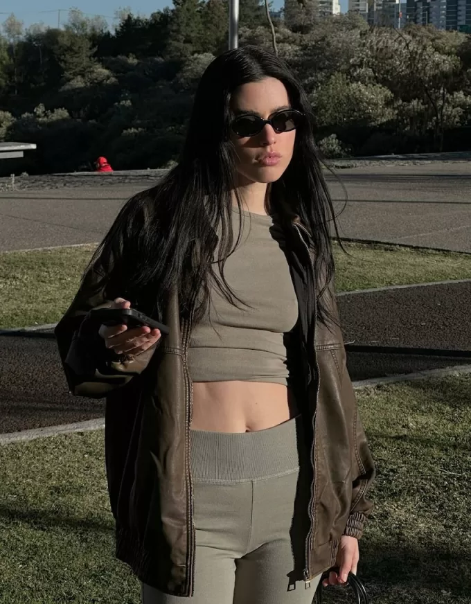 T-shirt a maniche corte con scollo rotondo