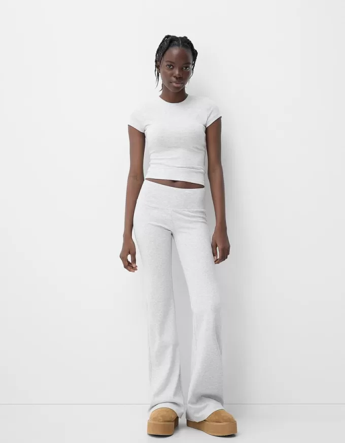 T-shirt a maniche corte con scollo rotondo