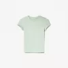 T-shirt a maniche corte con scollo rotondo