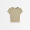 T-shirt a maniche corte con scollo rotondo