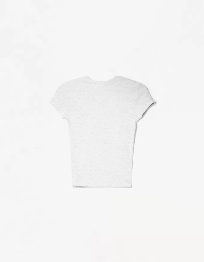 T-shirt a maniche corte con scollo rotondo