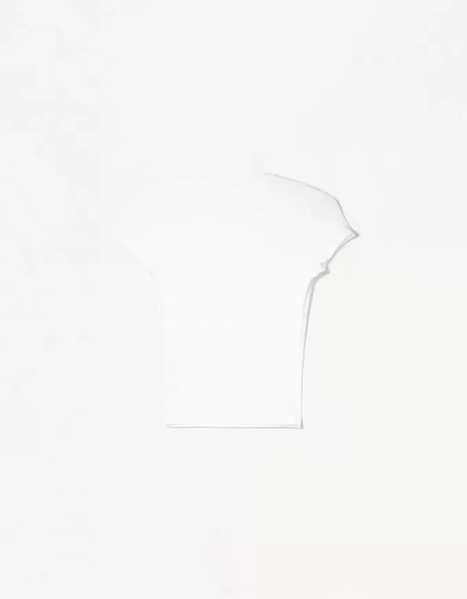 T-shirt a maniche corte con scollo rotondo