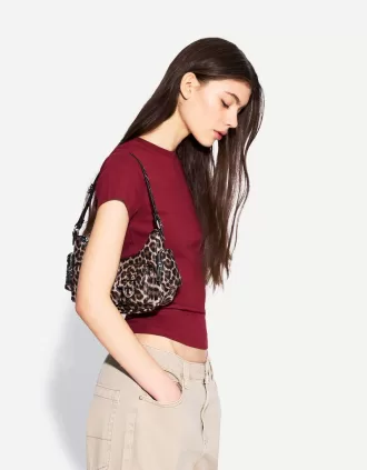 T-shirt a maniche corte con scollo rotondo