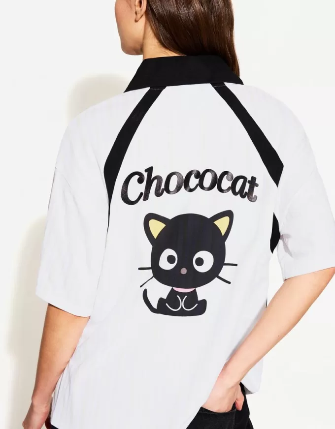T-shirt a maniche corte con stampa Chococat