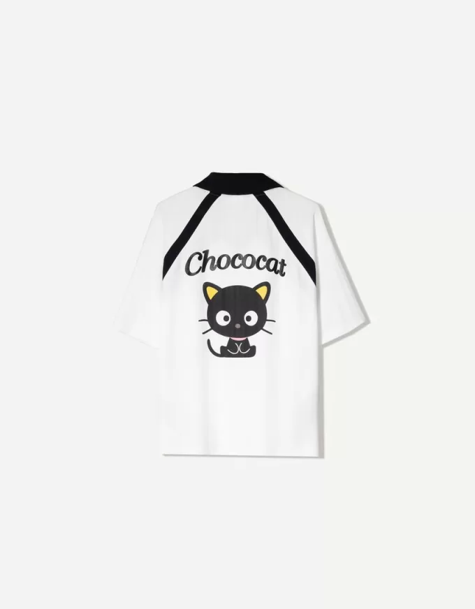 T-shirt a maniche corte con stampa Chococat