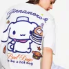 T-shirt a maniche corte con stampa Cinnamoroll