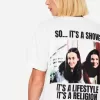 T-shirt a maniche corte con stampa Gilmore Girls