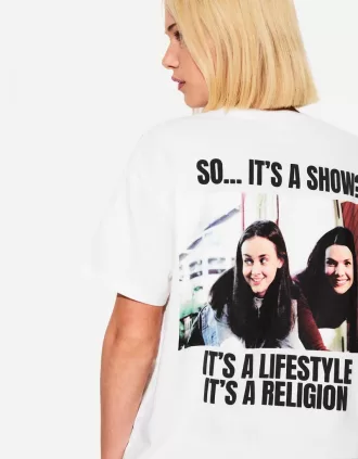 T-shirt a maniche corte con stampa Gilmore Girls
