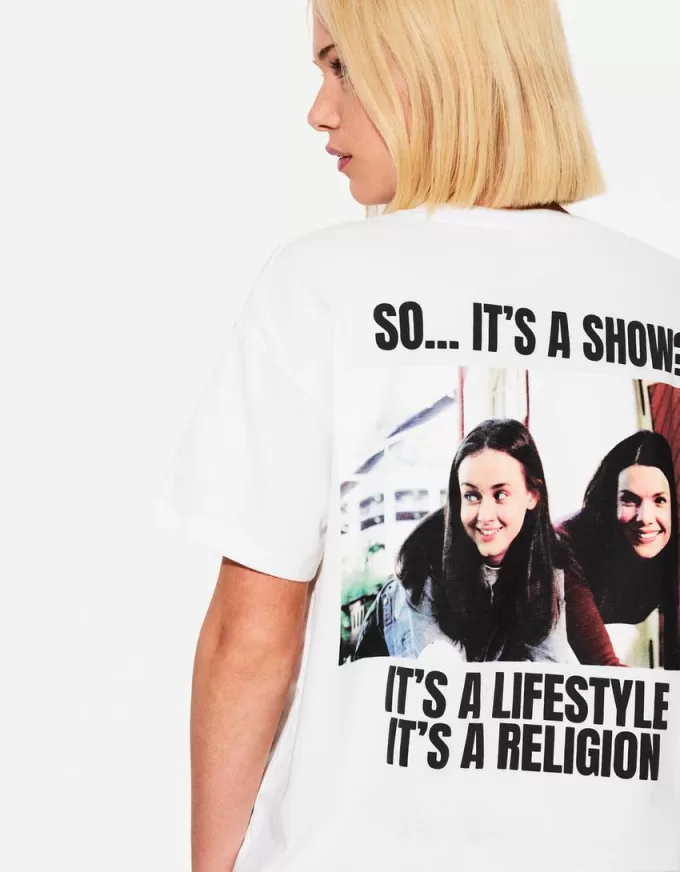 T-shirt a maniche corte con stampa Gilmore Girls