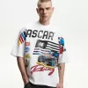 T-shirt a maniche corte con stampa Nascar