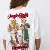 T-shirt a maniche corte con stampa Shrek