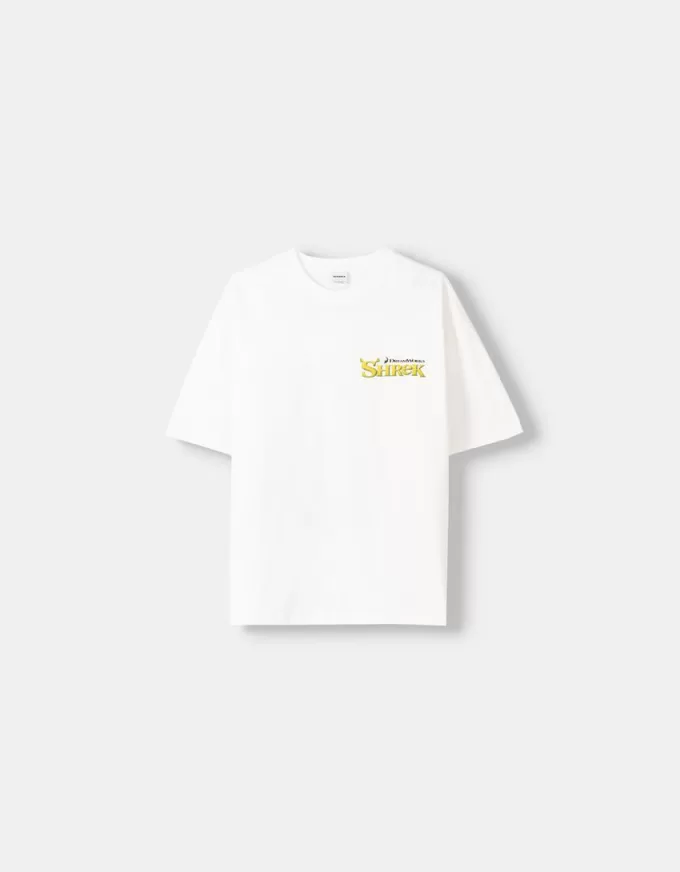 T-shirt a maniche corte con stampa Shrek