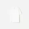 T-shirt a maniche corte scollo a V in cotone pesante