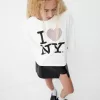 T-shirt a maniche lunghe I Love New York
