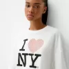 T-shirt a maniche lunghe I Love New York