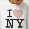 T-shirt a maniche lunghe I Love New York