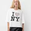 T-shirt a maniche lunghe I Love New York