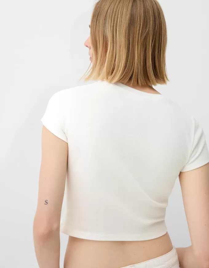 T-shirt aderente dei Metallica a maniche corte