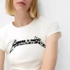 T-shirt aderente dei Metallica a maniche corte