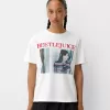 T-shirt con stampa Beershka x Beetlejuice
